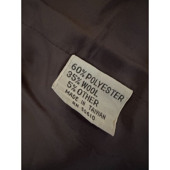 Vtg Y2k The Limited Womens Wool Scalloped Edge  Blazer Jacket Sz10 Whimsygoth - Picture 2 of 9